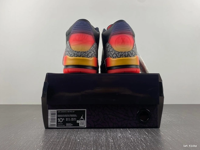 1st Kicks Shoes Rio FN0344-001 Jordan J 3 Air x Balvin 0704